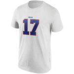 Buffalo Bills Road Name & Number T-Shirt - Josh Allen - Mens
