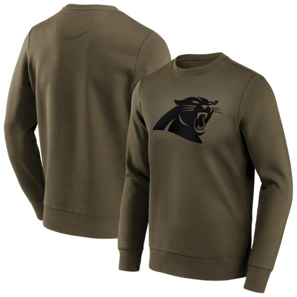 Carolina Panthers Fashion Preferred Logo Crew Sweatshirt - Big & Tall - Mens
