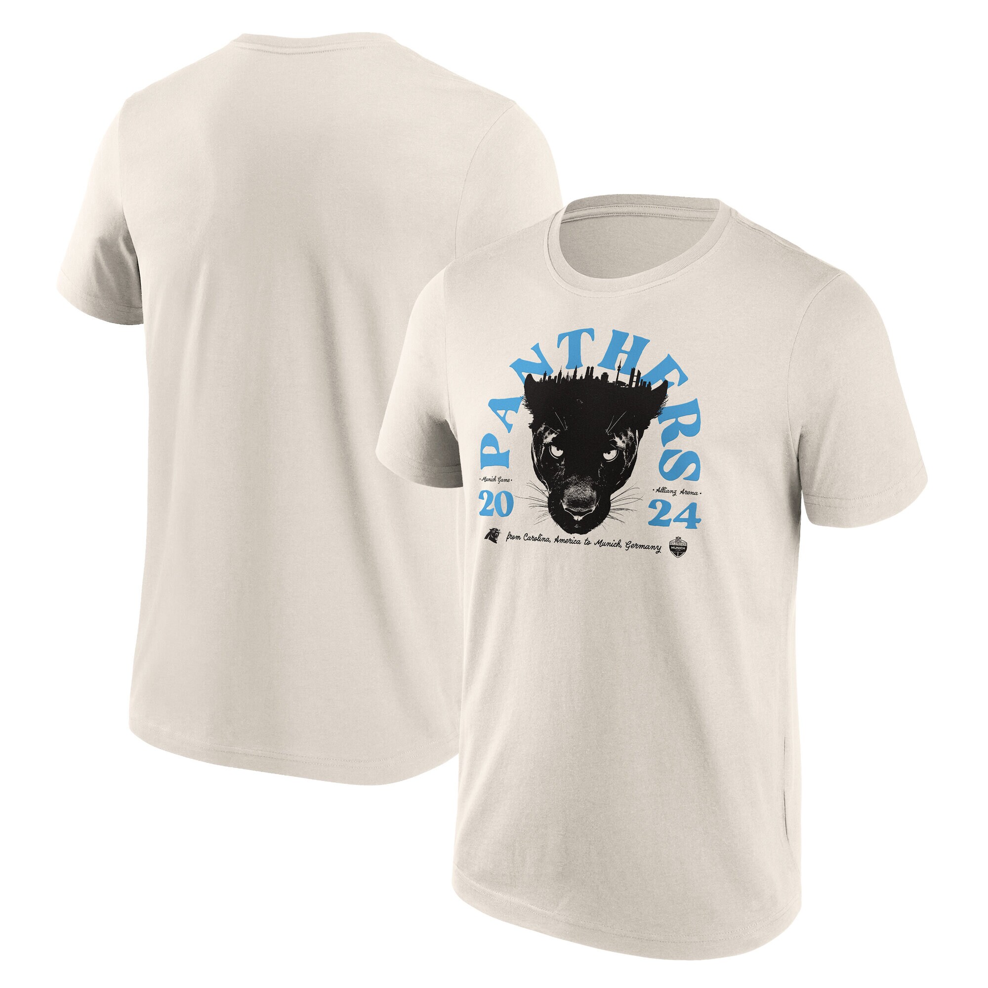 Carolina Panthers Hometown to Munich T-Shirt - Mens