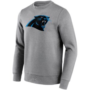 Carolina Panthers Neutral Colour Logo Crew Sweatshirt - Mens - Big & Tall