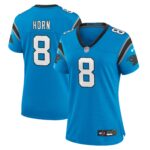 Carolina Panthers Nike Alternate Game Jersey - Blue - Jaycee Horn - Womens