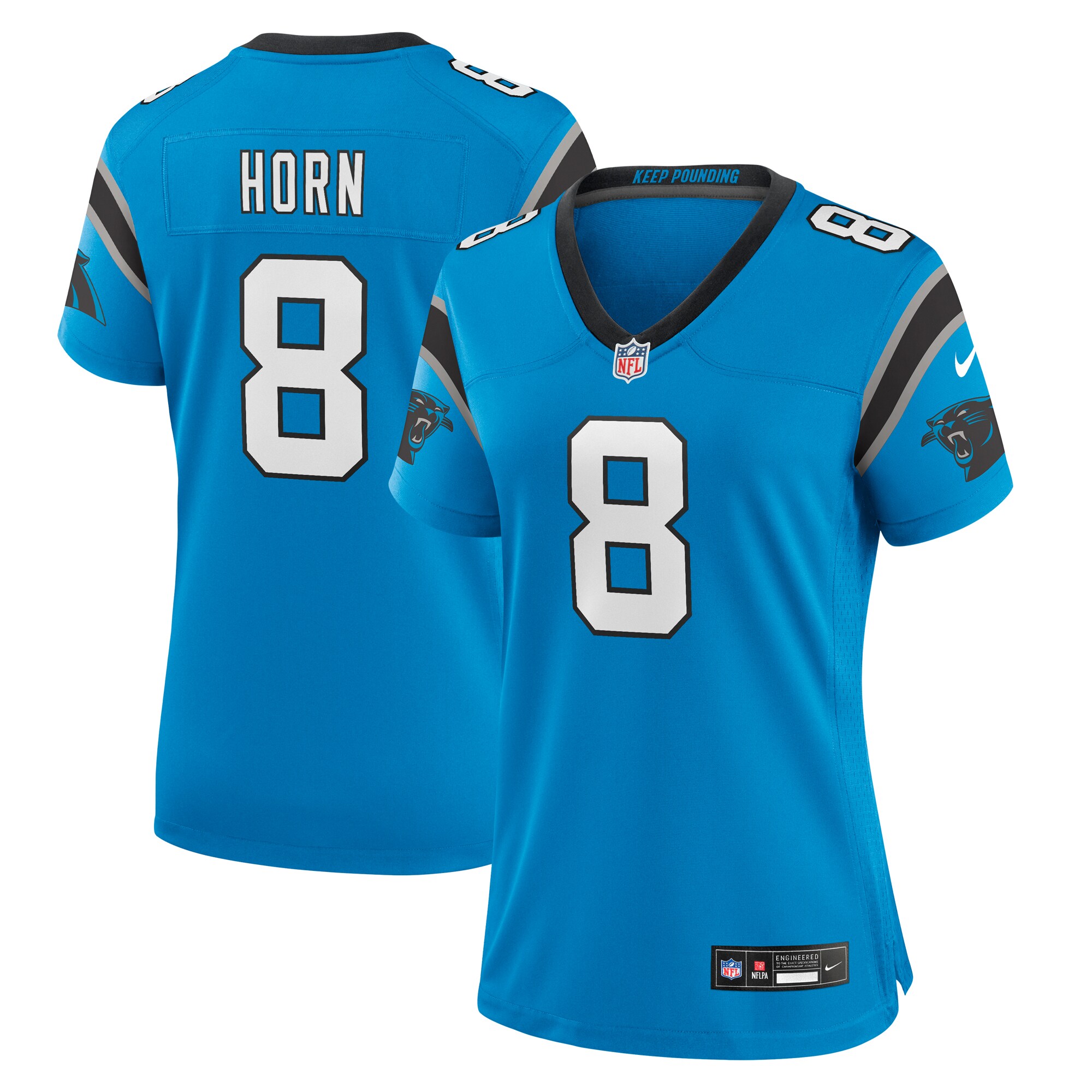 carolina-panthers-nike-alternate-game-jersey-blue-jaycee-horn-womens_ss5_p-14417008-pv-1-u-r8pp9el2ev6tfowu43om-v-08x0bslzye1iip8mh1gy Carolina Panthers Nike Alternate Game Jersey - Blue - Jaycee Horn - Womens - Image 1