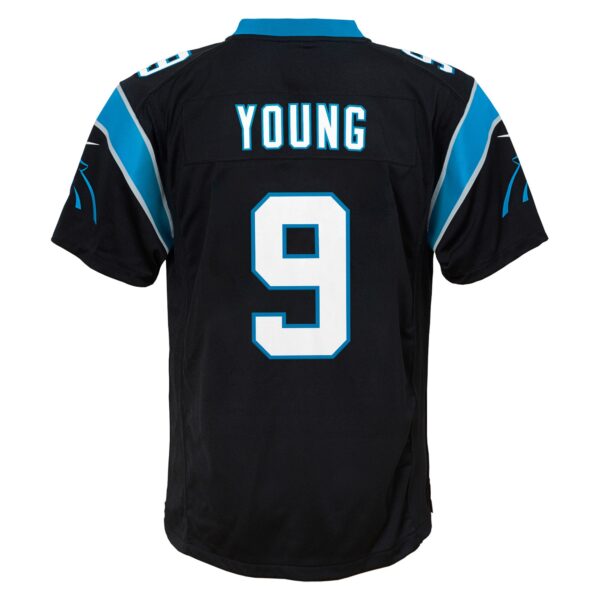 Carolina Panthers Nike Home Game Jersey - Black - Bryce Young - Youth - Image 2