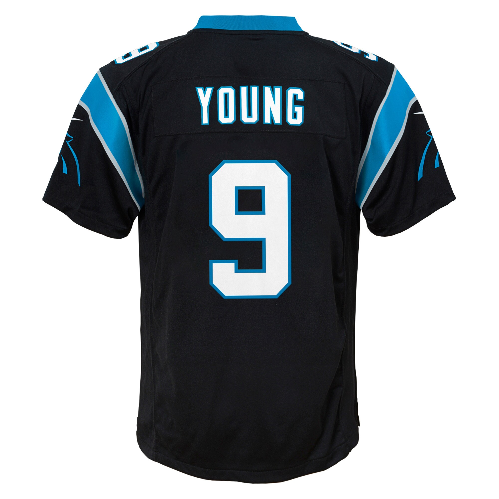 Carolina Panthers Nike Home Game Jersey - Black - Bryce Young - Youth - Image 2