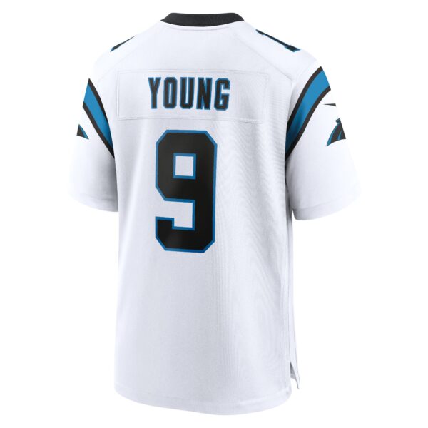 Carolina Panthers Nike Road Game Jersey - White - Bryce Young - Mens - Image 2