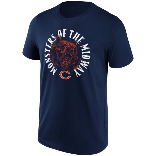 Chicago Bears 1st Down Iconic Hometown Graphic T-Shirt - Mens