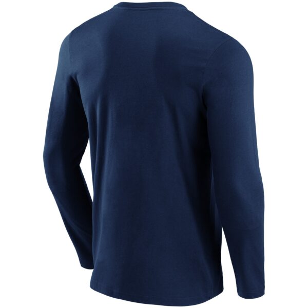 Chicago Bears Facemask Iconic Hometown Graphic Long Sleeve T-Shirt - Mens - Image 2
