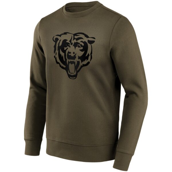Chicago Bears Fashion Preferred Logo Crew Sweatshirt - Big & Tall - Mens - Image 2