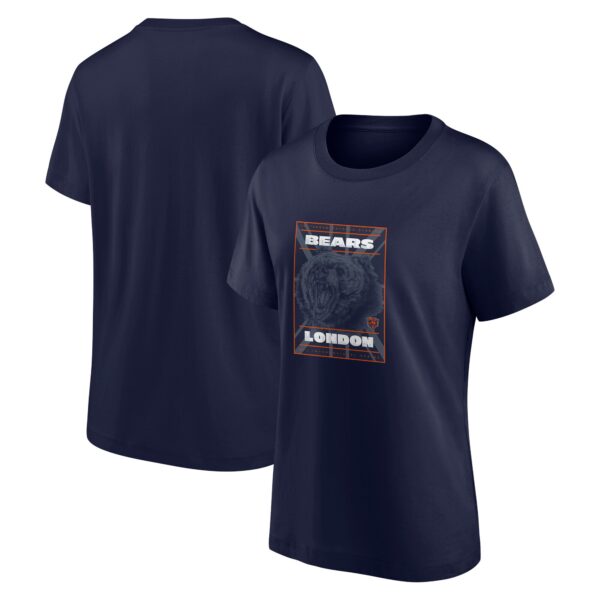 Chicago Bears Hometown to London T-Shirt - Womens