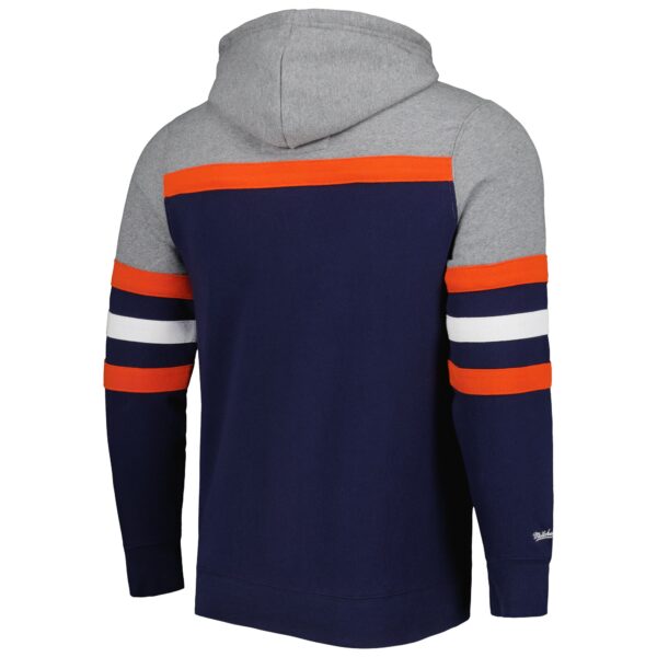 Chicago Bears Mitchell & Ness Head Coach Hoodie - Navy - Mens - Image 2