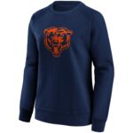 Chicago Bears Mono Logo Graphic Crew Sweatshirt - Womens