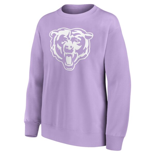 Chicago Bears Mono Logo Graphic Oversized Crew Sweatshirt - Womens - Image 2