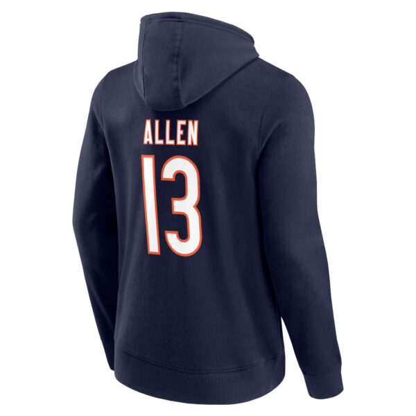Chicago Bears Name & Number Graphic Hoodie - Keenan Allen 13 - Mens - Image 3