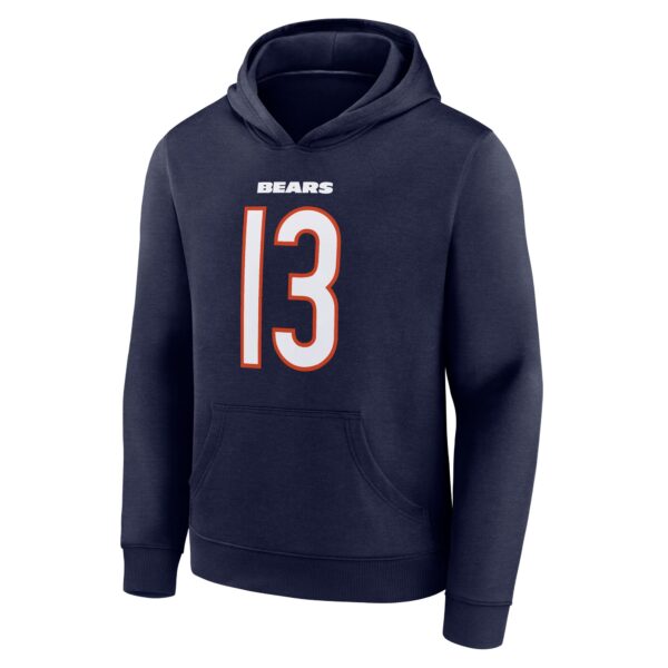 Chicago Bears Name & Number Graphic Hoodie - Keenan Allen 13 - Youth - Image 2