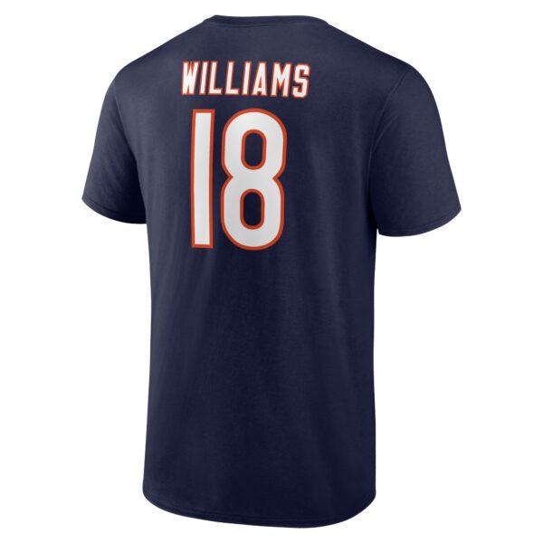 Chicago Bears Name & Number Graphic T-Shirt - Caleb Williams 18 - Mens - Image 3