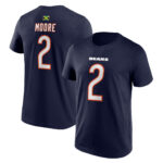 Chicago Bears Name and Number T-Shirt - DJ Moore 2 - Mens