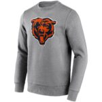 Chicago Bears Neutral Colour Logo Crew Sweatshirt - Mens