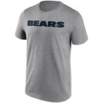 Chicago Bears Neutral Colour Wordmark T-Shirt - Mens - Big & Tall