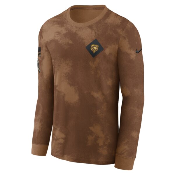 Chicago Bears Nike 2023 Long Sleeve Salute to Service T-Shirt - Mens - Image 2