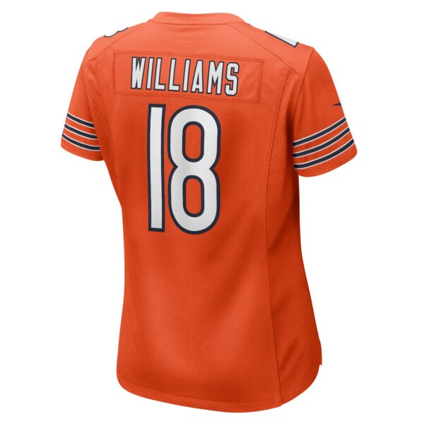 Chicago Bears Nike Game Alternate Jersey - Orange - Caleb Williams - Womens - Image 3