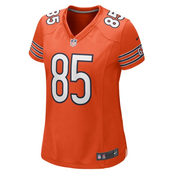 Chicago Bears Nike Game Alternate Jersey - Orange - Cole Kmet - Womens - Image 2