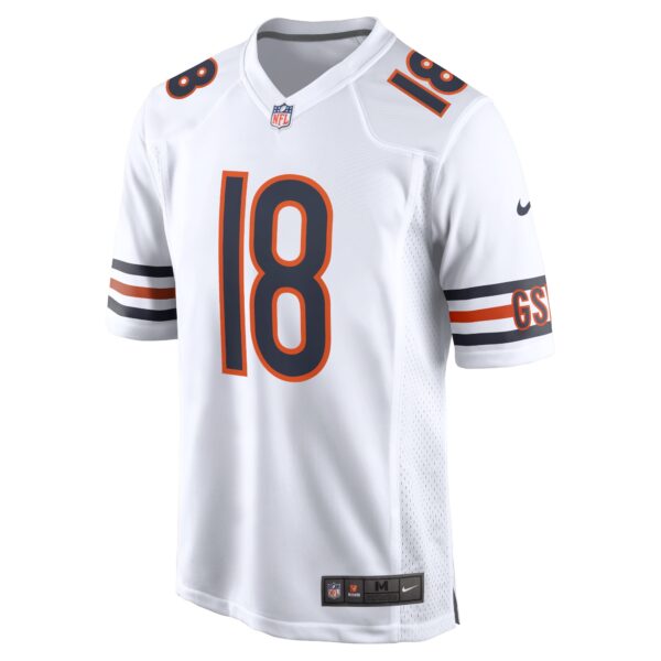 Chicago Bears Nike Game Road Jersey - NFL 2024 Draft First Round Pick - White - Caleb Williams  - Mens - Image 2