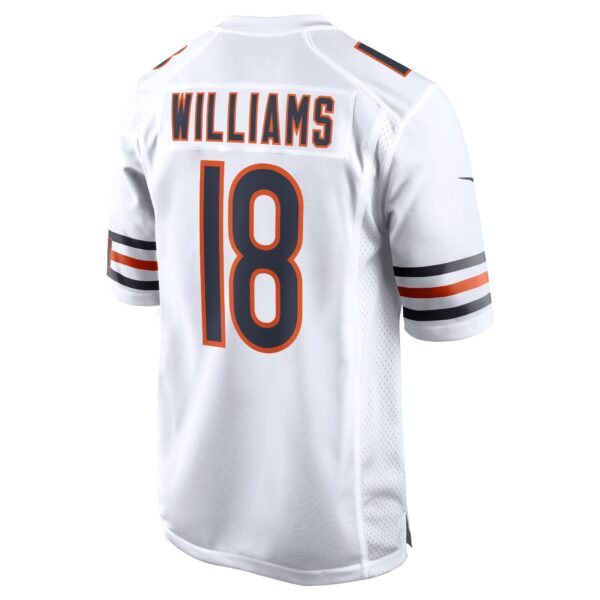 Chicago Bears Nike Game Road Jersey - NFL 2024 Draft First Round Pick - White - Caleb Williams  - Mens - Image 3