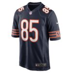 Chicago Bears Nike Home Game Jersey - Navy - Cole Kmet - Youth