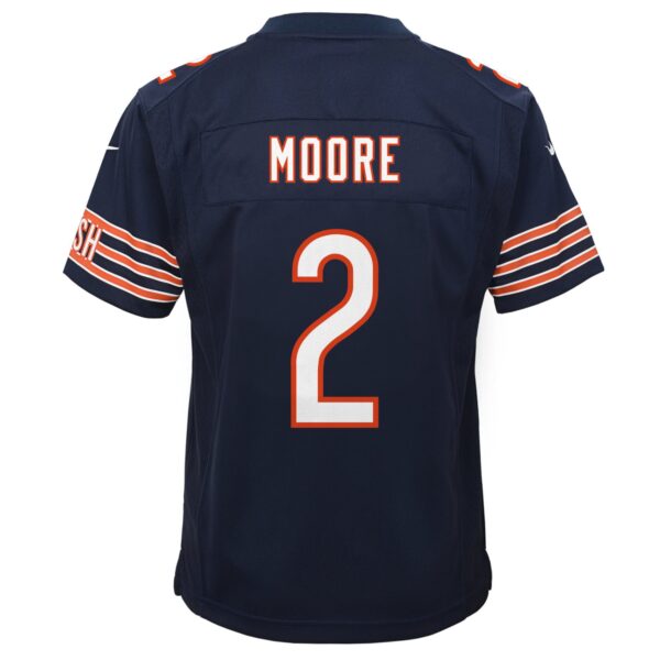 Chicago Bears Nike Home Game Jersey - Navy - D.J. Moore - Kids - Image 3