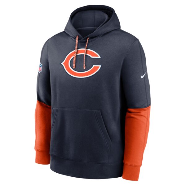 Chicago Bears Nike Sideline Club Hoodie Team Issue - Mens - Image 2