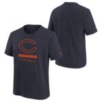 Chicago Bears Nike Team Issue Sideline T Shirt - Navy -  Youth
