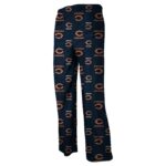 Chicago Bears Preschool Allover Logo Flannel Pajama Pants - Navy Blue
