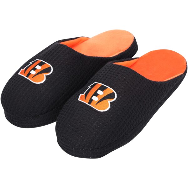 Cincinnati Bengals Big Logo Waffle Slipper - Mens