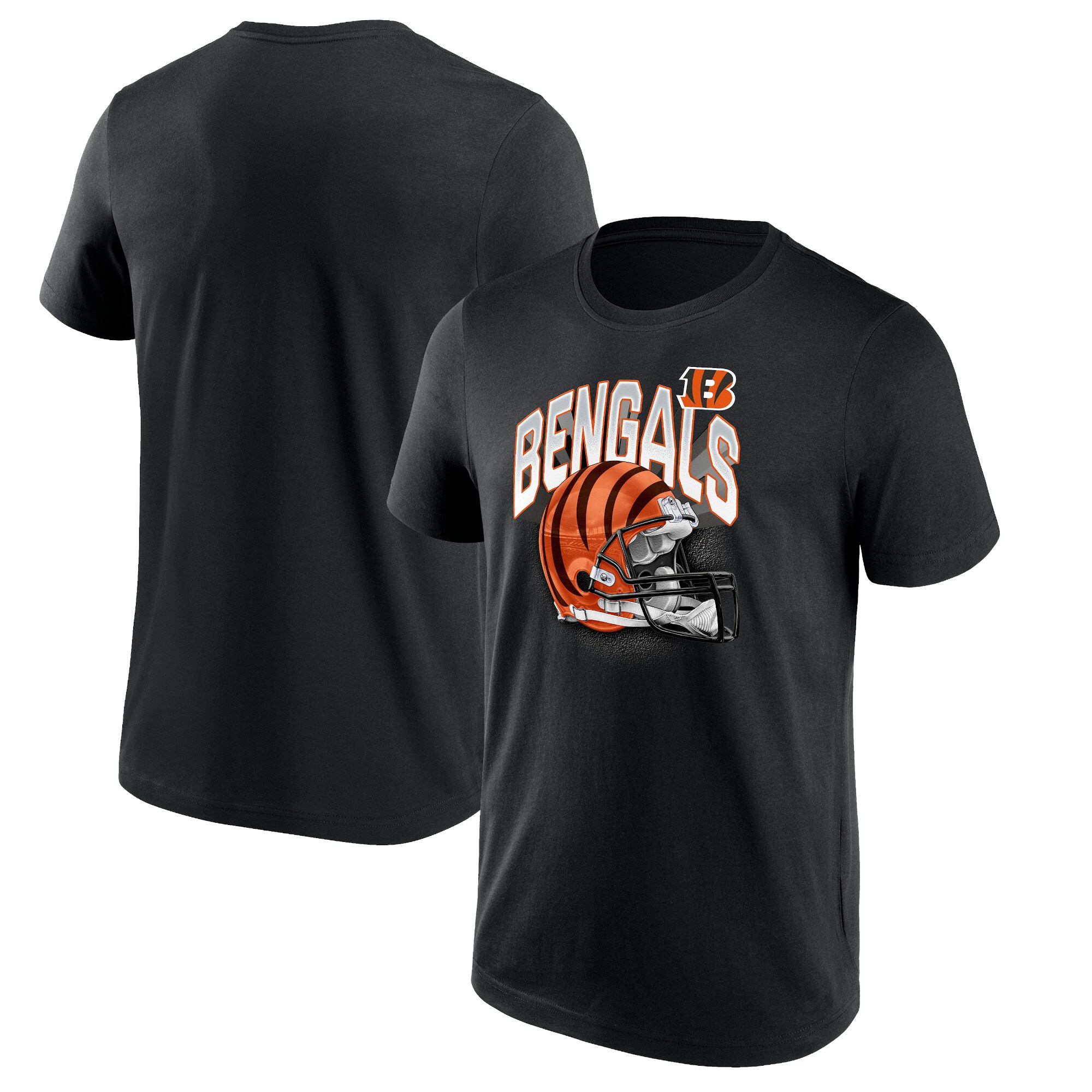 Cincinnati Bengals End Around Helmet Graphic T-Shirt - Mens