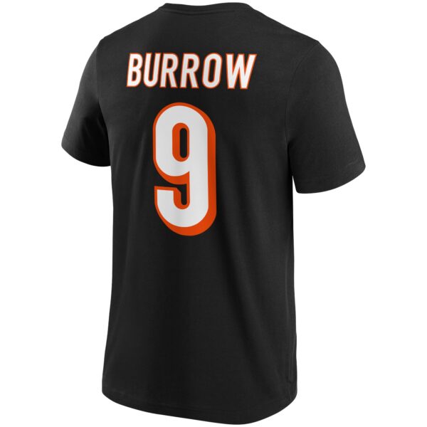 Cincinnati Bengals Home Name & Number T-Shirt - Joe Burrow - Mens - Big & Tall - Image 2