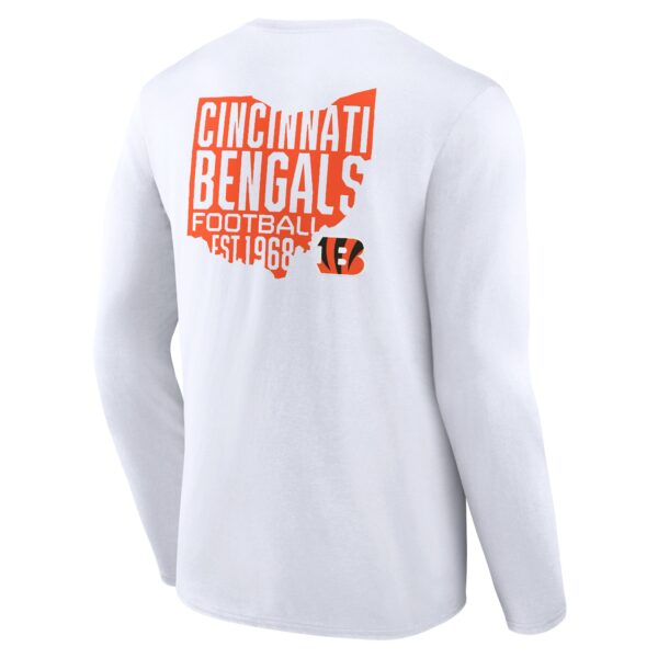 Cincinnati Bengals Hometown Hot Shot Graphic Long Sleeve T-Shirt - Mens - Image 3