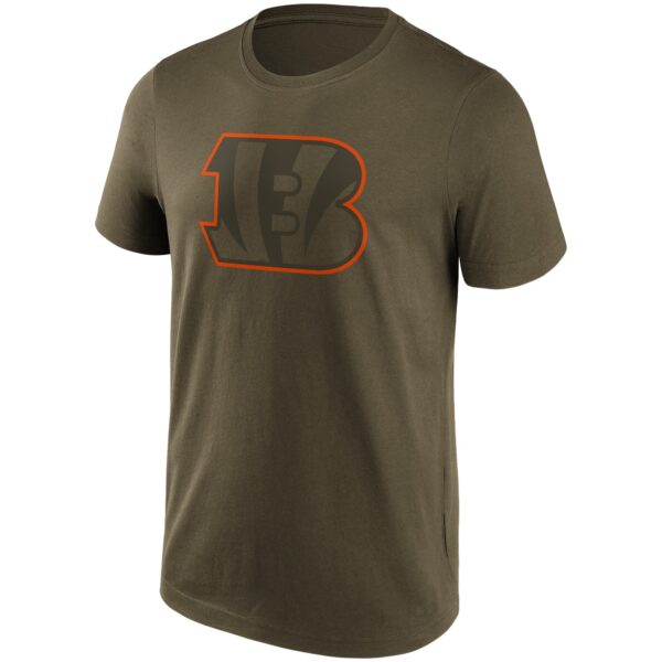 Cincinnati Bengals Khaki Colour Pop Graphic T-Shirt - Mens