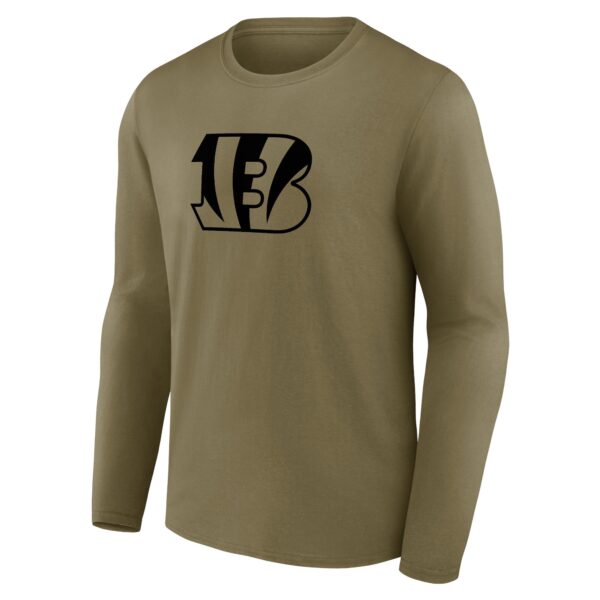 Cincinnati Bengals Mono Logo Graphic Long Sleeve T-Shirt - Mens - Image 2