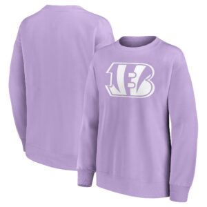 Cincinnati Bengals Mono Logo Graphic Oversized Crew Sweatshirt - Womens