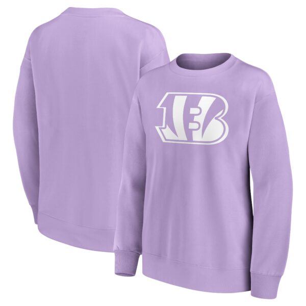 Cincinnati Bengals Mono Logo Graphic Oversized Crew Sweatshirt - Womens