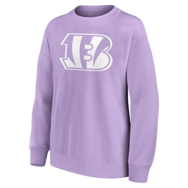 Cincinnati Bengals Mono Logo Graphic Oversized Crew Sweatshirt - Womens - Image 2