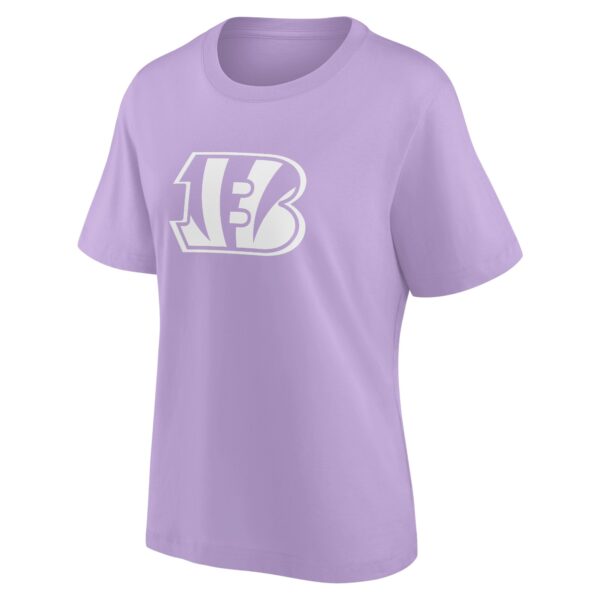 Cincinnati Bengals Mono Logo Graphic Oversized T-Shirt - Womens - Image 2