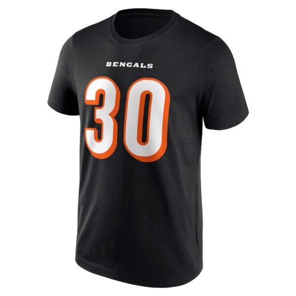 Cincinnati Bengals Name and Number T-Shirt - Chase Brown 30 - Mens - Image 2