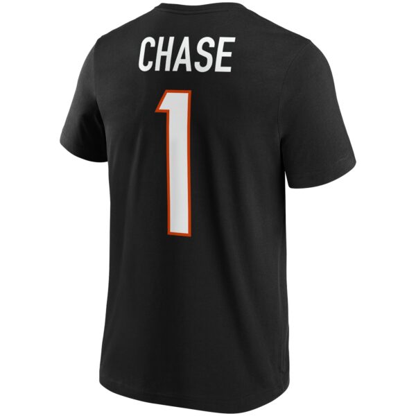 Cincinnati Bengals Name & Number T Shirt - Ja'Marr Chase - Mens - Image 2