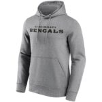 Cincinnati Bengals Neutral Colour Wordmark Hoodie - Mens