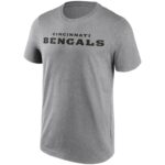 Cincinnati Bengals Neutral Colour Wordmark T-Shirt - Mens