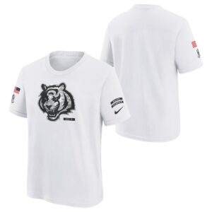 Cincinnati Bengals Nike 2024 Salute To Service T Shirt - Youth