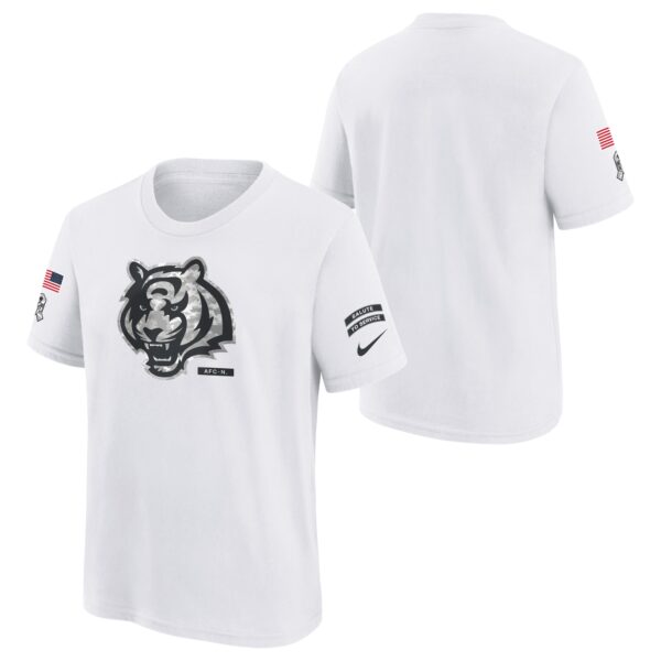 Cincinnati Bengals Nike 2024 Salute To Service T Shirt - Youth