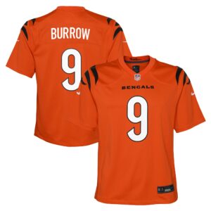 Cincinnati Bengals Nike Alternate Jersey - Orange - Joe Burrow - Youth