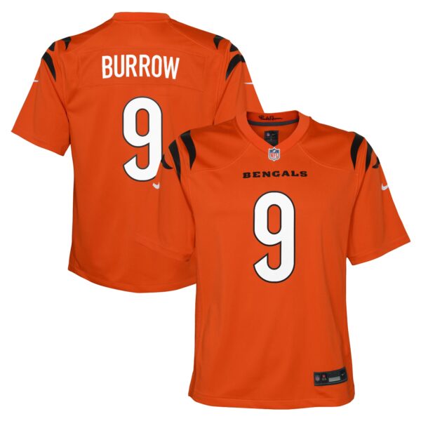 Cincinnati Bengals Nike Alternate Jersey - Orange - Joe Burrow - Youth